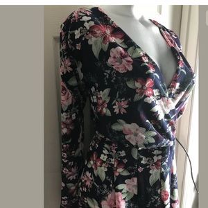 TOXIK 3 -SIZE L JUNIORS SEXY ROMPER SHORTS FLORAL